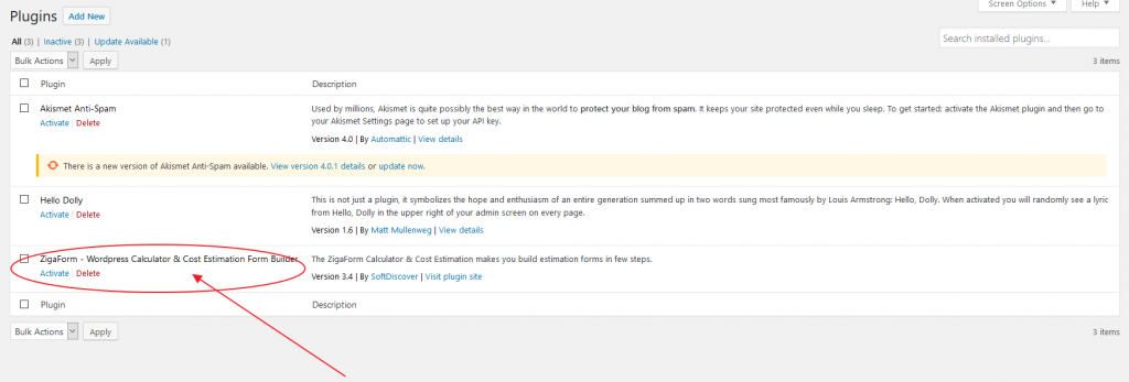 Via WordPress Panel – SoftDiscover Support