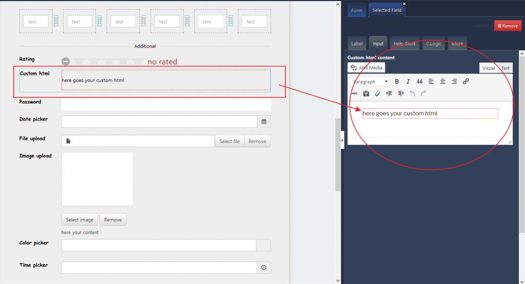Custom html – SoftDiscover Support