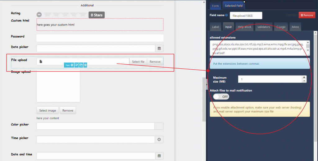 File upload – SoftDiscover Support