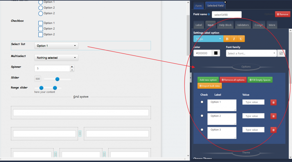 Select list – SoftDiscover Support